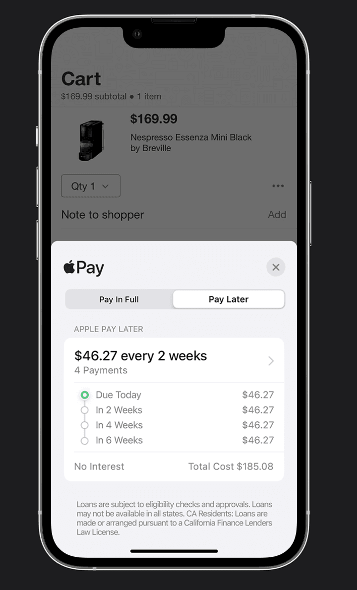 Apple Pay BNPL