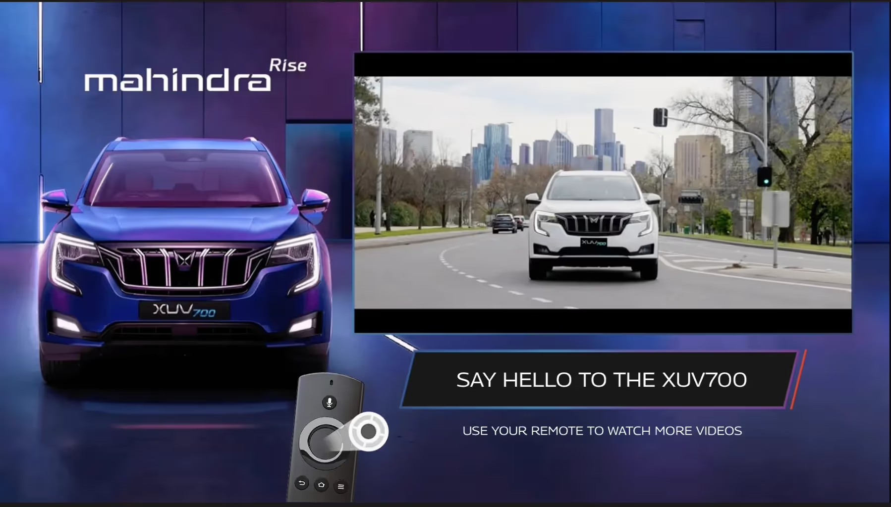 Localized Mahindra interactive CTV ad targeting Australian viewers