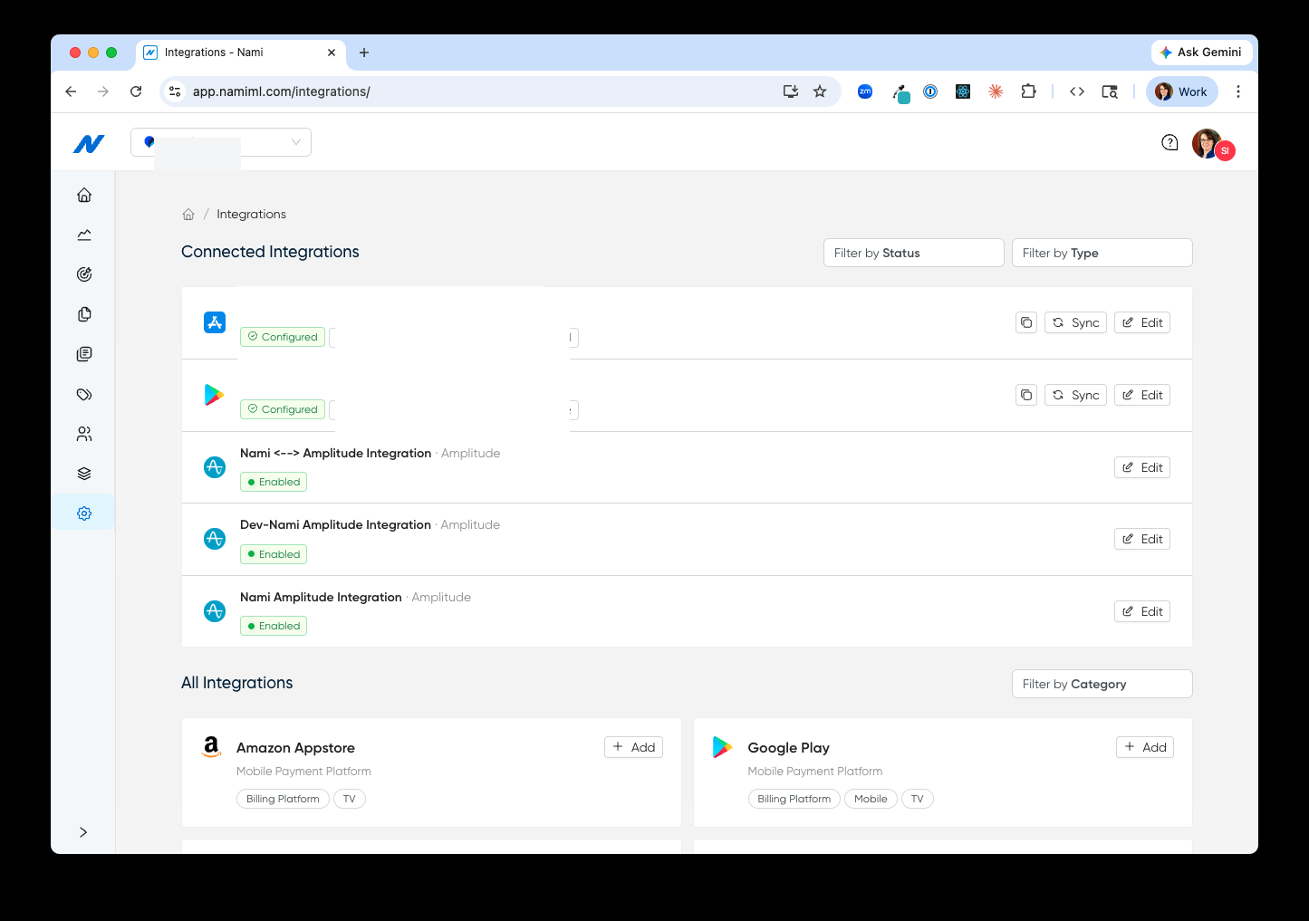 Integrations Page Refresh